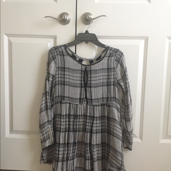 Free people plaid tunic - Picture 4 of 8